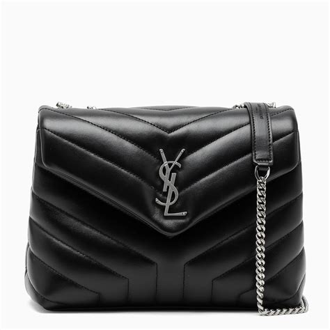 borsa ysl nera e argento|Borse a mano YVES SAINT LAURENT .